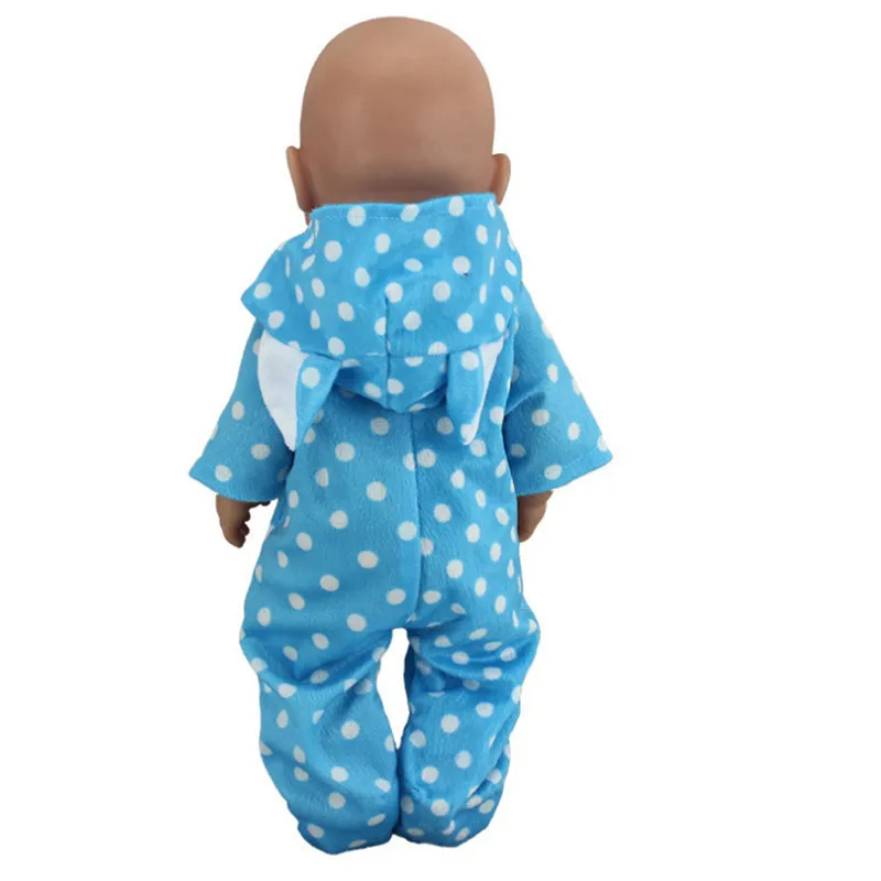 Baby New Born Fit 17 inch 43cm Doll Clothes Accessories Warm Dot Suit For Birthday Gift | Игрушки и хобби