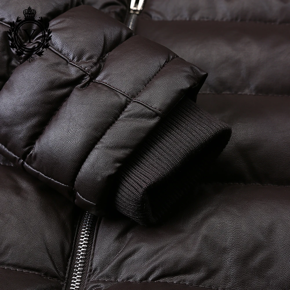 COUTUDI мужские Куртки из искусственной кожи с капюшоном толстые теплые