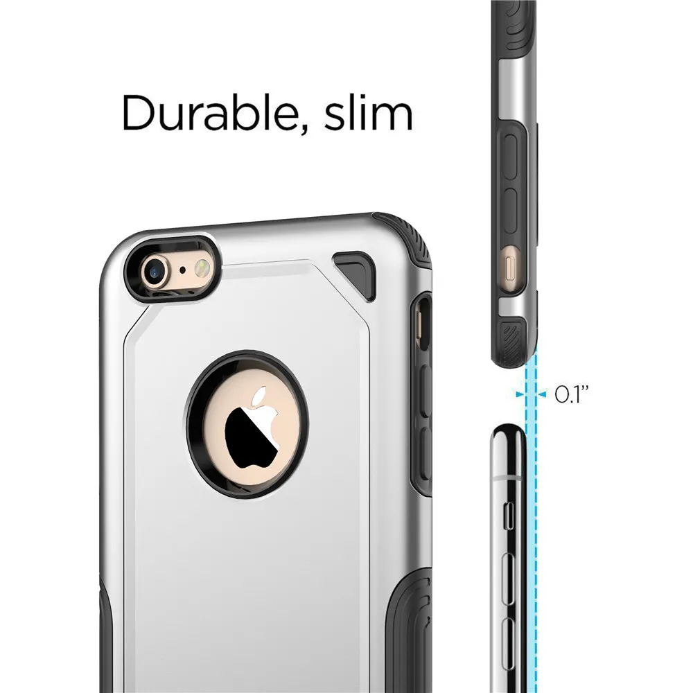 Heavy Duty Protection Phone Case For iPhone 6 6S Armor Shield Shockproof Luxury Slim Back Cover Plus |