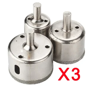 3 шт. 283845 мм Алмазная пила для мраморного сверла плитка керамический стеклянный фарфор -- M25