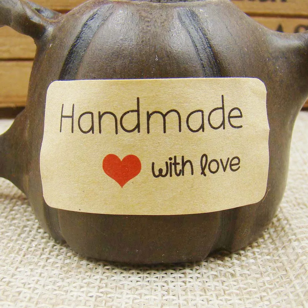 120 шт. 4*2 см ручная работа с красными наклейками винтажные наклейки этикетки из