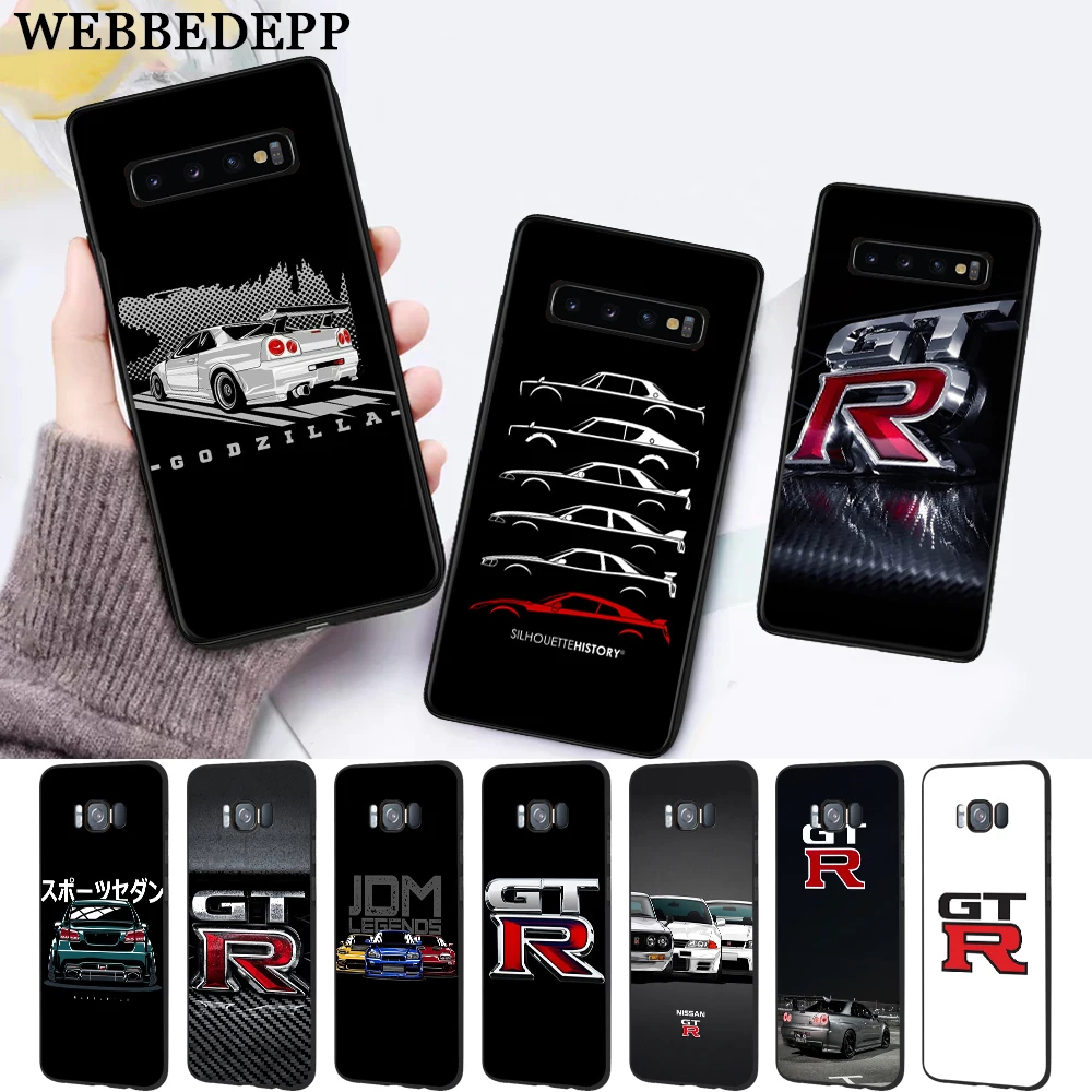 Силиконовый чехол для NISSAN GTR Samsung S6 Edge S7 S8 Plus S9 S10 S10e M10 M20 M30 M40|Бамперы| |