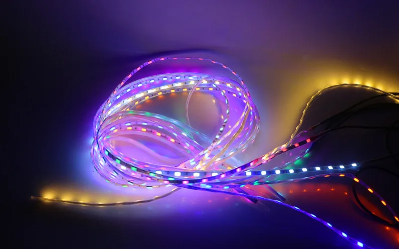 Супер яркий DC 5 в 1 м 5630 SMD светодиодный гибкий полоса 5 мм ширина 60 Светодиодный/м IP67 водонепроницаемая лента светильник с usb-кабелем