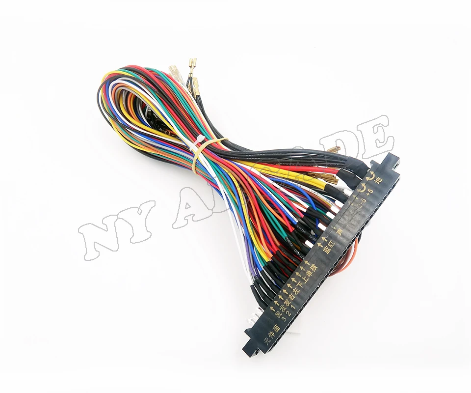 1 комплект JAMMA 28 Pin с 5,6 кнопки провода для аркадная игра машина/кабинет аксессуары 6 кнопку действия провода