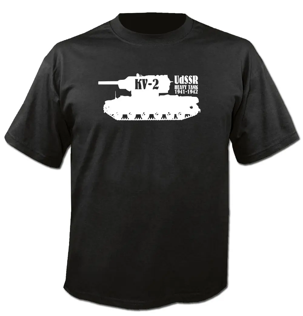 Новинка лета 2019 модная футболка KV2 советский танк тяжелый времен 2 мировой войны