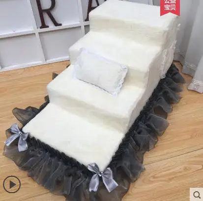 

Pet staircase Removable and washable pet staircase pet ladder steps can be customized