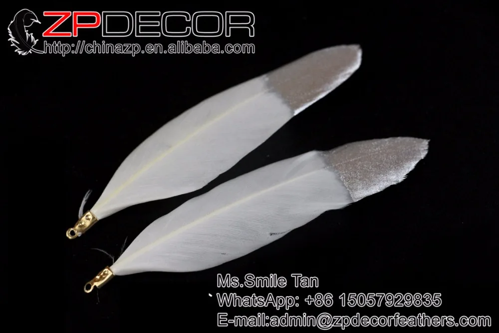 ZPDECOR 5-10 см (3-6 дюймов) 100 шт тщательно изготовленные серебряные металлические