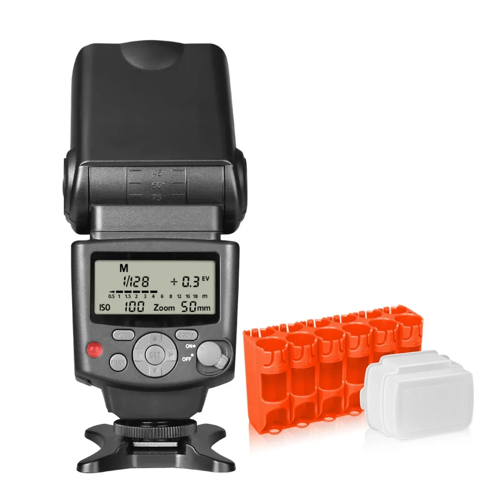 Вспышка Voking VK430 с ЖК дисплеем вспышка для цифровой зеркальной камеры Canon Eos со