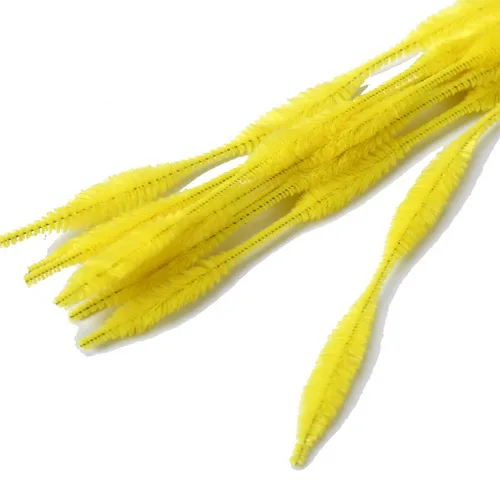 1 CCINEE 100 шт. 30 см пульсация синель стебли трубы Очистители дети плюшевая обучающая игрушка красочные трубы очиститель игрушки DIY ремесло поставки - Цвет: 1