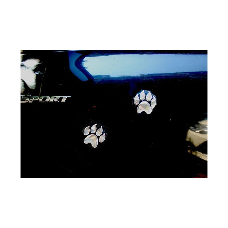 40 пара/лот оптовая собака Bear Paw 3D ПВХ Смешно окно бампер Средства ухода за кожей