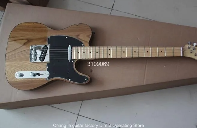 Прямая поставка с фабрики 6 струн Хромовая аппаратная гитара elm из натурального