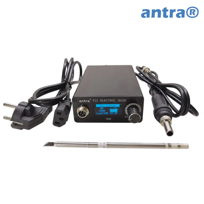 Antra Quick Heating 1.3 inch OLED-T12 soldering station electronic welding iron Automatic sleep automatic standby STC-OLEDT12