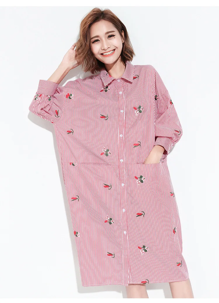 Мелинда Стиль Новинка 2017 года летнее платье в полоску длинные платье-футболка