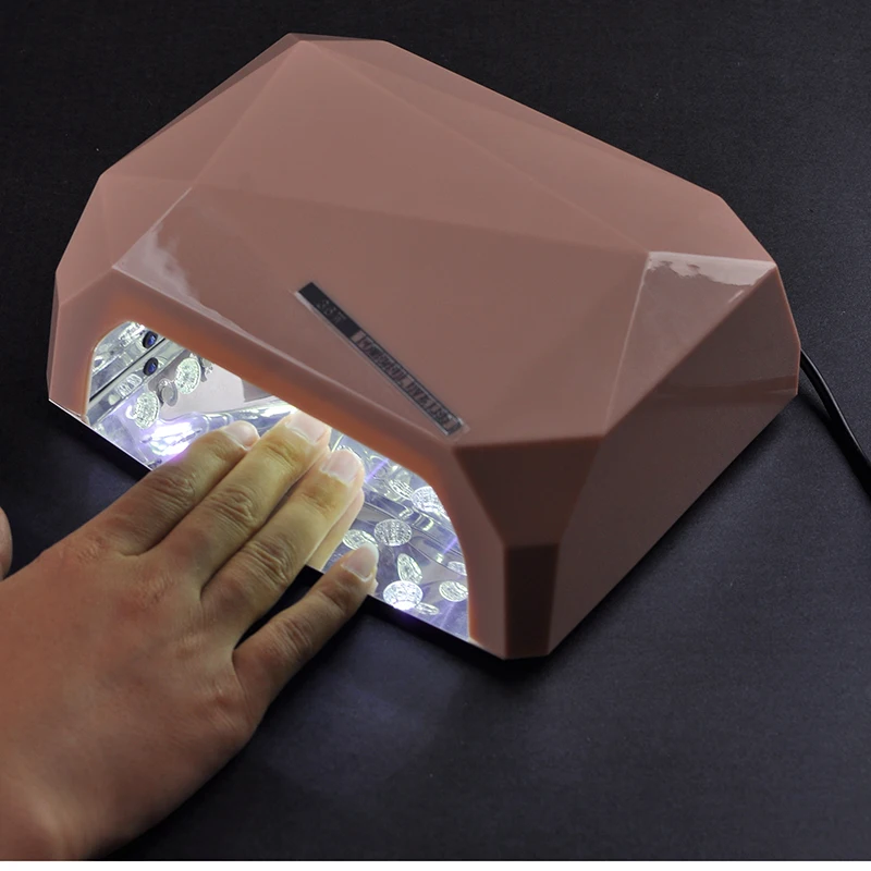 Светодиодный УФ фен для ногтей 36 Вт с автоматическим датчиком светодиодный