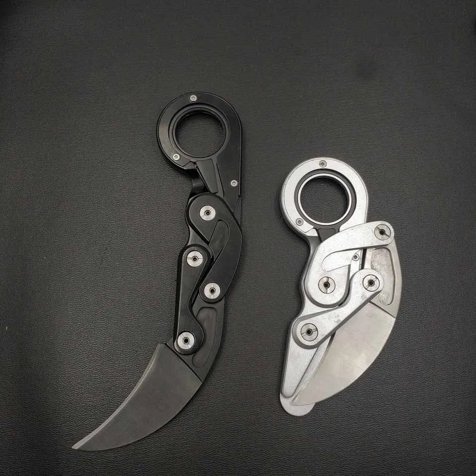 Swayboo механический складной нож Karambit CS GO коготь нож кольцо для выживания карманный портативный Зажим инструменты мини EDC Открытый инструмент