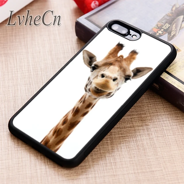Чехол для телефона LvheCn с жирафом iPhone 5 6 6s 7 8 plus X XR XS max 11 12 Pro Samsung Galaxy S7 edge S8 S9 S10|Бамперы| |