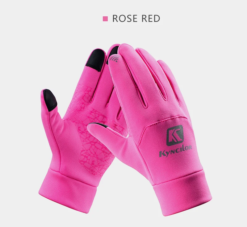Kyncilor Bycicle перчатки Guantes Ciclismo Verano сенсорный экран теплые бархатные теплые мотоциклетные Мужские Женские Зимние перчатки для велоспорта