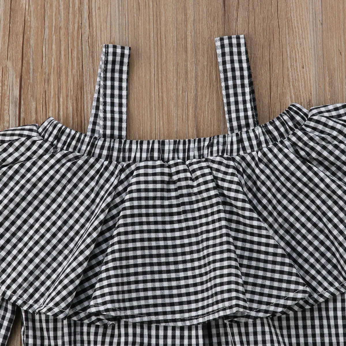 Комплект из 2 предметов для маленьких девочек детская одежда на бретельках с