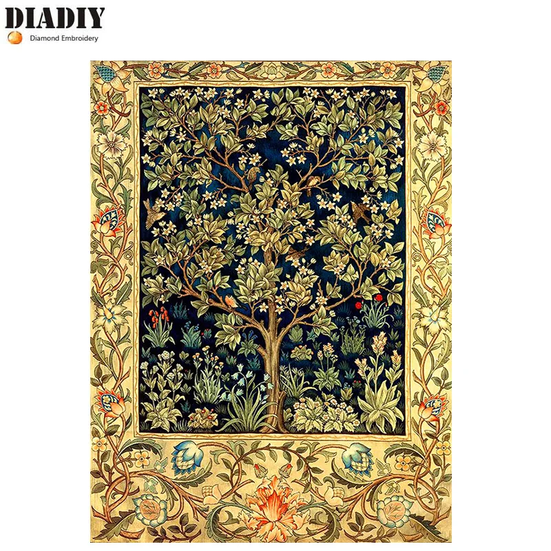 Набор для алмазной вышивки денежное дерево 5D|Алмазная мозаика и вышивка| |