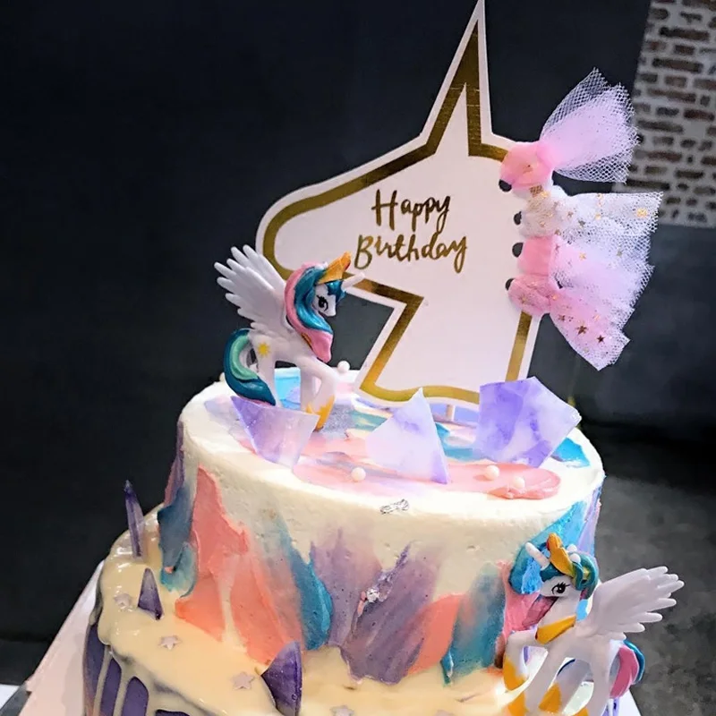 1 шт. декоративный Единорог из гренадина|Товары для украшения тортов| |