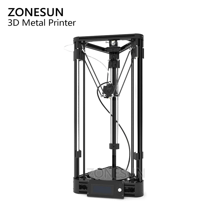 ZONESUN 3D MICROMAKE Принтер шкив версия DIY обучения комплект литья под давлением Delta