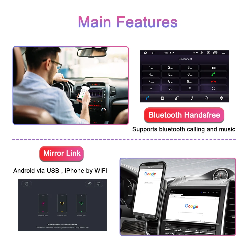 AUTOTOP 2 Din Android 9,0 универсальный автомобильный Радио dvd-плеер для Toyota Nissan Honda hyundai мультимедийная поддержка 4G LTE SIM сеть