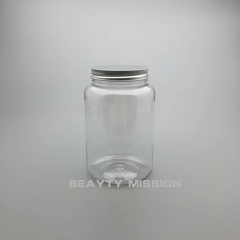 

Transparent 500ml 12 pcs/lot Round Empty Cold Tea/Juice Water Bottle, Aluminum Cap PET Thickening Refillable Creative Bottles