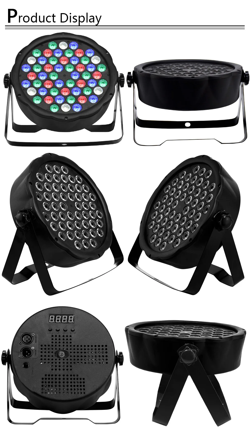 Hiqh качественный светодиодный Par Light 54x3W RGBW Par Can DMX512 Диско DJ домашние вечерние KTV светодиодный сценический эффект