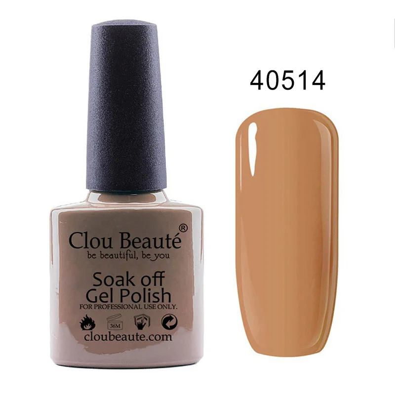 Гель лак для ногтей Clou Beaute УФ unhas em гель грунтовка впитывающий 79 ярких цветов