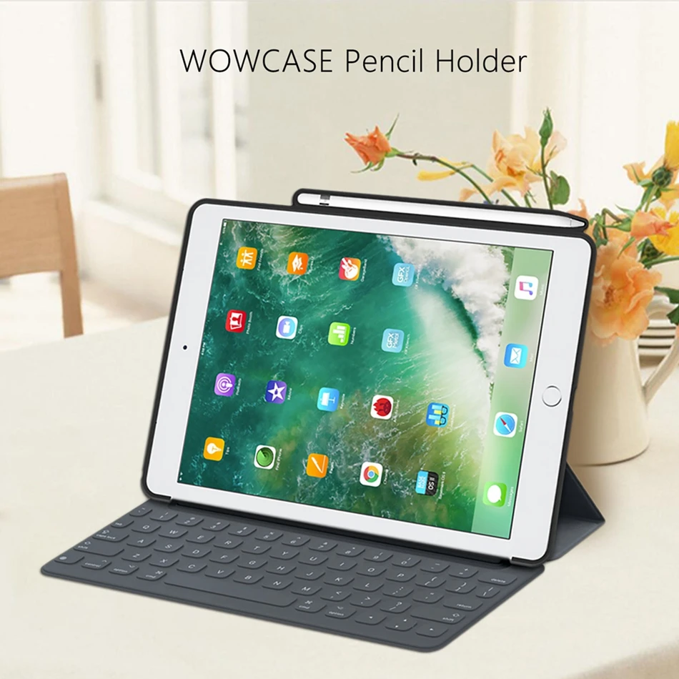 WOW чехол, Прозрачный чехол для iPad 9,7 с карандашом, задняя крышка, для iPad Pro 10,5 Air 3, тонкий легкий Чехол