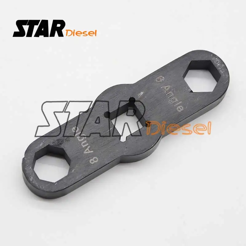 

8 and 6 Angles Nozzle Nut Remove Tool S0077 CR Fuel Injector Disassemble Removal Steel Nozzle Cap Tool for Bosch Piezo