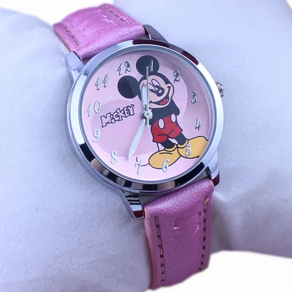 Disney из мультфильма «Город героев»; модные повседневные часы с рисунком Minnie на циферблате кварцевые детские часы с Микки-Маусом, часы в молодежном стиле подарок для мальчиков и девочек сувенир