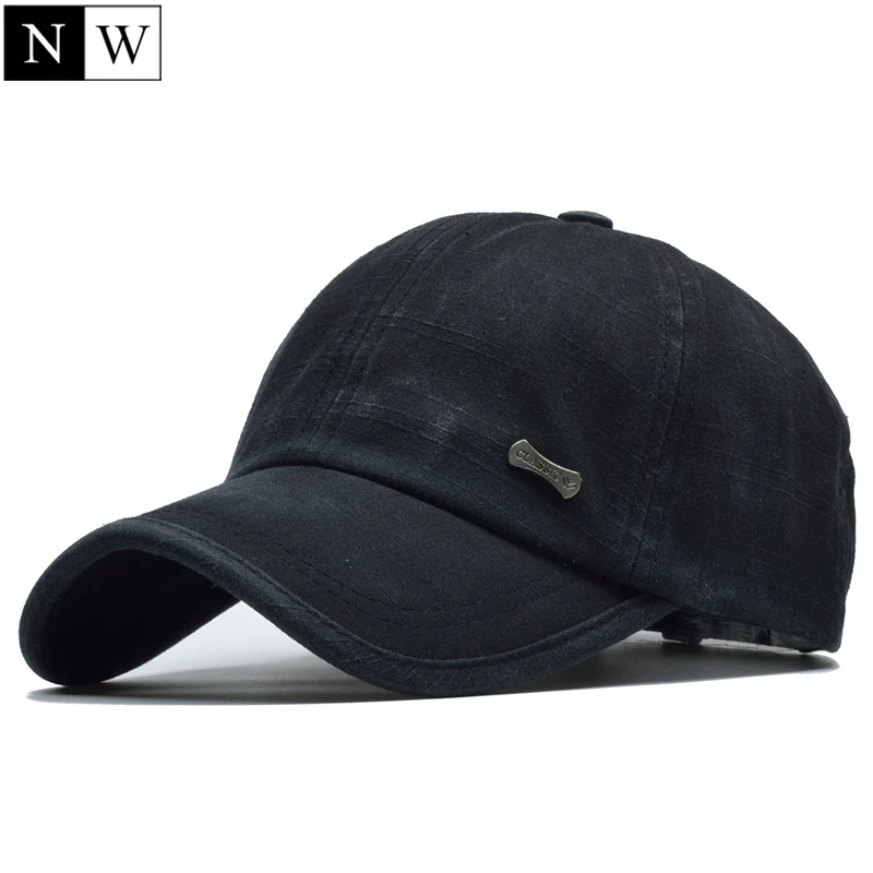 Бейсболка NORTHWOOD Мужская/Женская однотонная хлопковая кепка с эффектом