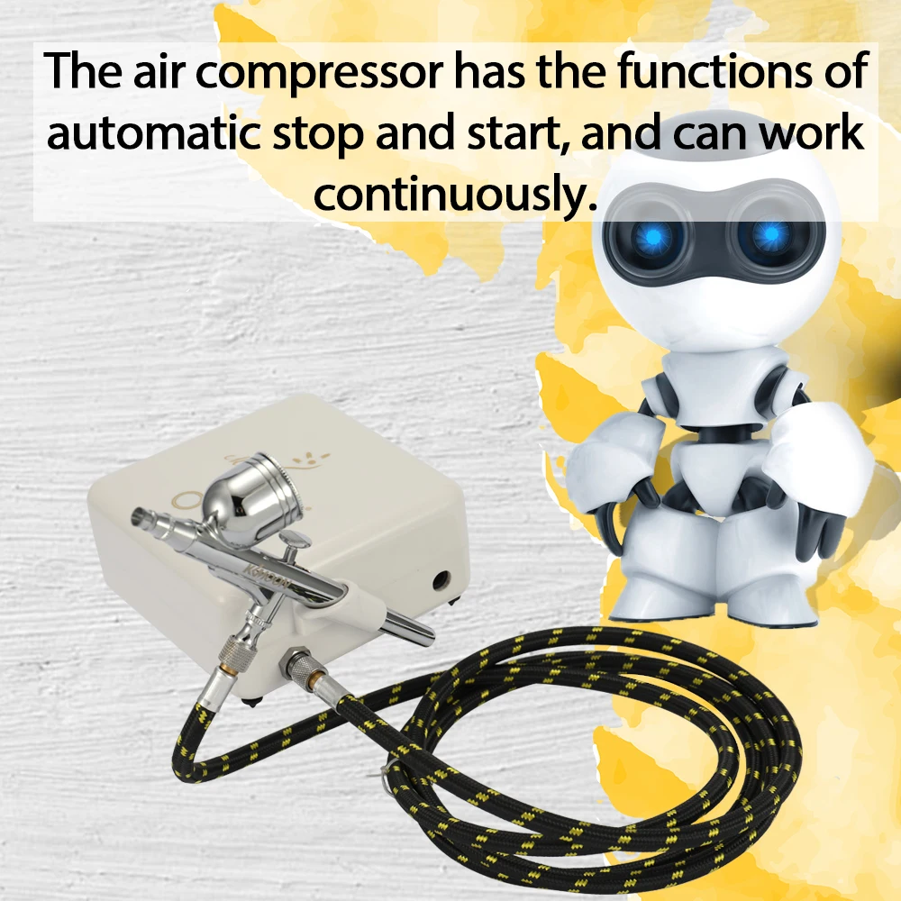 Мини Аэрограф с компрессором набор маркеров пистолет распылитель воздушный