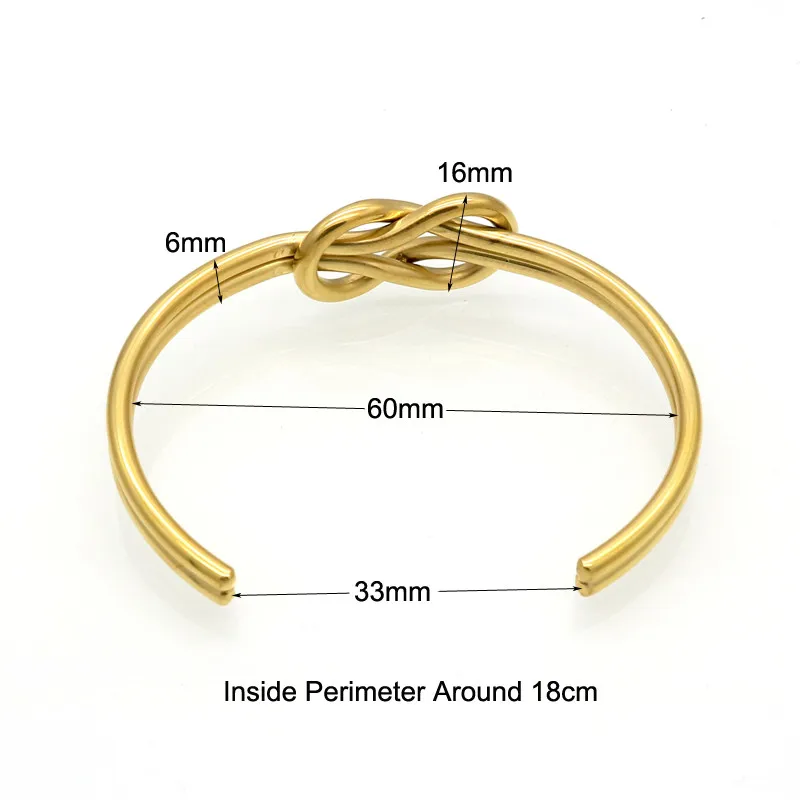 Браслет манжета из титановой стали ручной работы бесконечный браслет для женщин