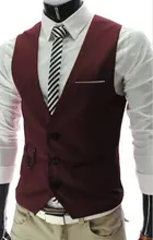 2021new chegada vestido coletes para homens fino ajuste terno dos homens colete masculino gilet homme casual sem mangas formal jaqueta de negócios (1)