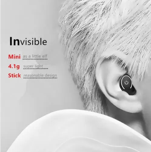 Беспроводной Bluetooth наушники для iPhone samsung руки Бесплатная мини наушник спортивные