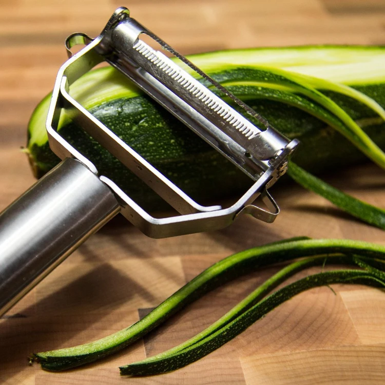 2017 Новый Многофункциональный нож для чистки и нарезки соломкой 2 в 1 из