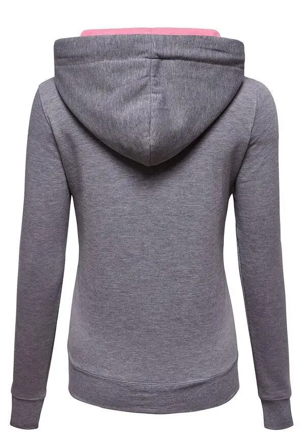 

Women's Sweatshirt 5 Colors Unisex Plain Zip Up Hooded Zipper Hoodies Sweatshirt Ladies Women Men Coat Top