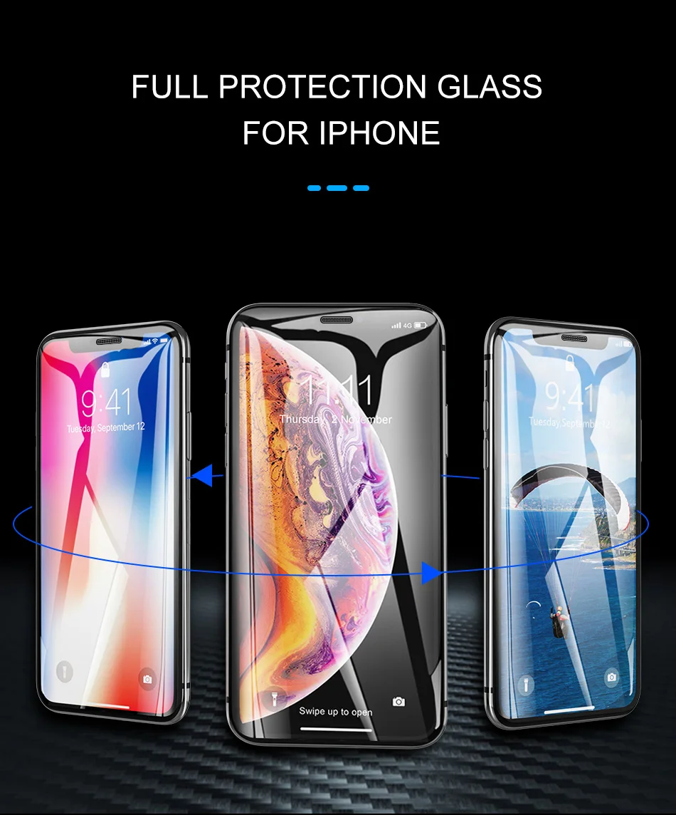 KISSCASE супер качество закаленное стекло для iPhone XR XS X воздушный фильтр закаленное стекло для iPhone XS Max XS пленка протектор экрана