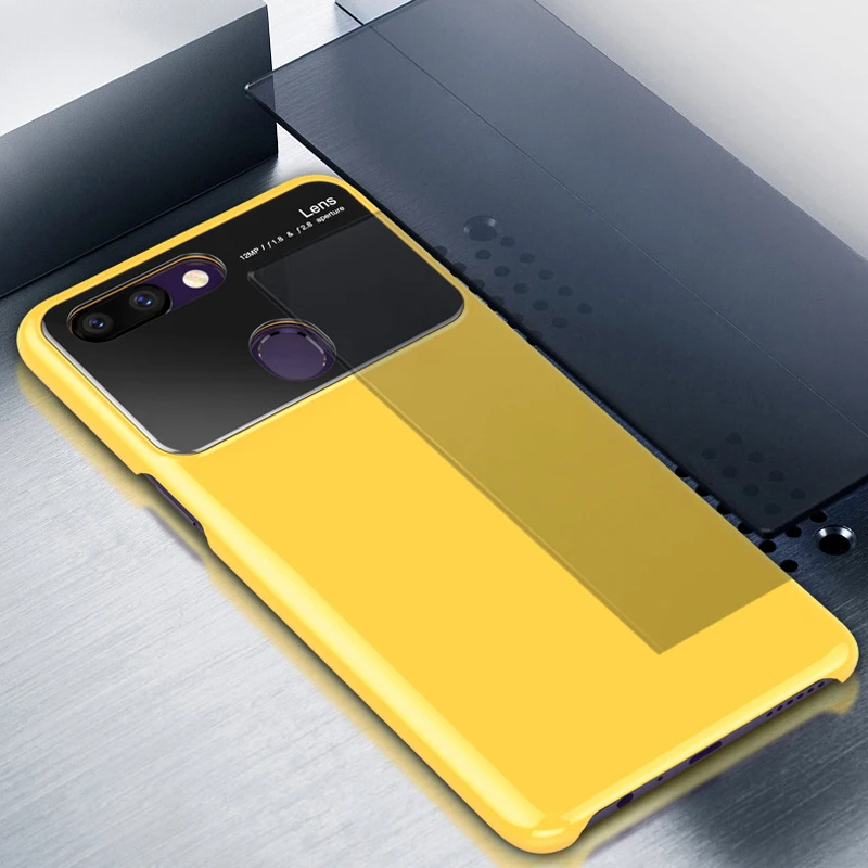 Роскошный зеркальный Тонкий чехол для телефона ADKO Oppo R15 противоударный жесткий