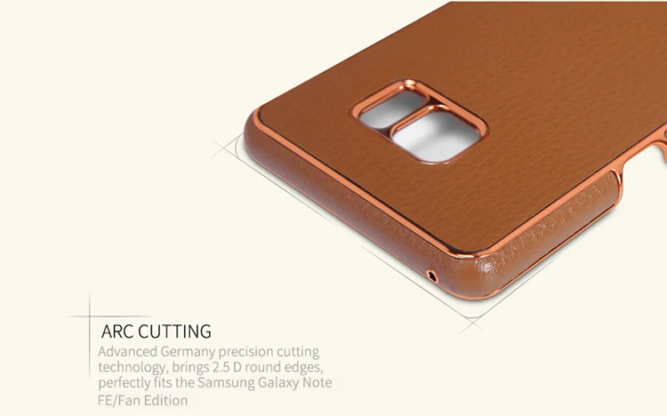 Для samsung Galaxy Note FE NILLKIN Роскошный кожаный чехол для телефона для Galaxy Note Fan Edition чехол с подставкой адсорбционный Магнитный чехол