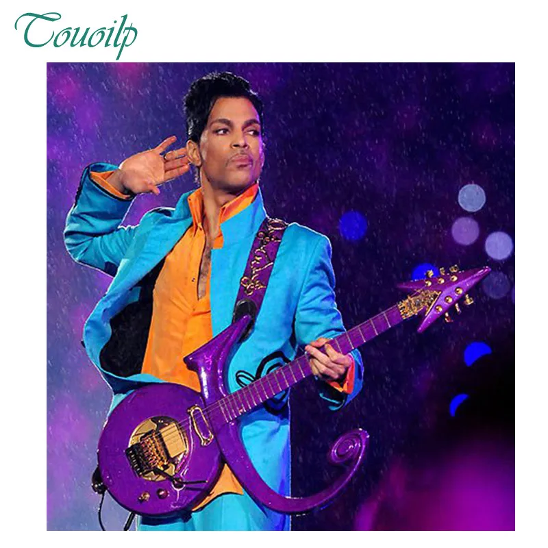 Алмазная 5d картина красивый певец фиолетовый дождь круглые и квадратные стразы