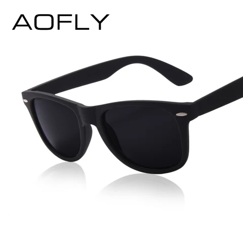 AOFLY Поляризованные черные солнцезащитные очки для мужчин — фото товара