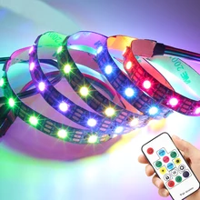 WS2812B Светодиодная лента индивидуально Адресуемая RGB Smart Pixel 1 метр