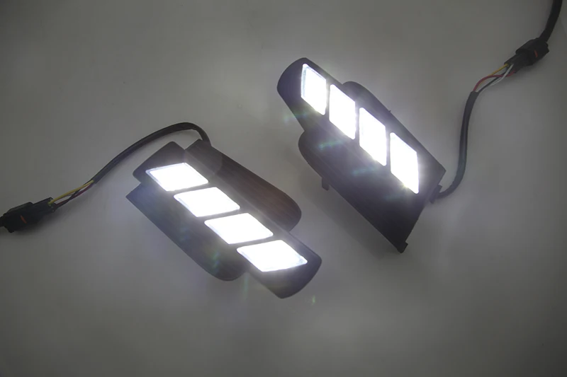 Автомобильная проблесковая 2 шт. DRL для Toyota Prado 120 Land cruiser LC120 FJ120 2003 2004 2005 2006 2007 2008 2009