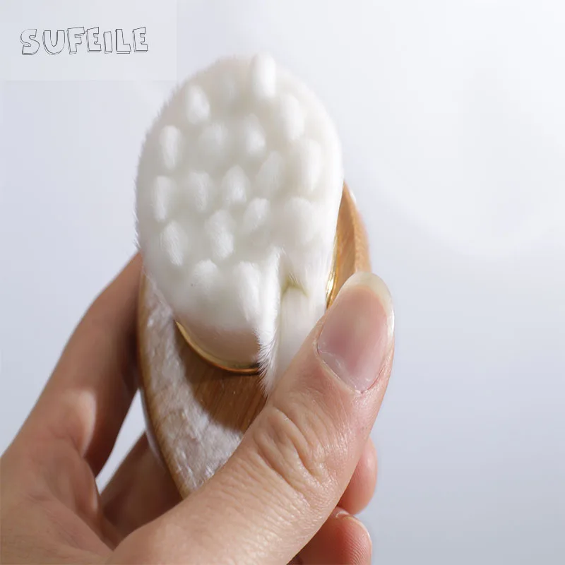 

Soft Hair Face Wash Brushes Bamboo Charcoal Facial Cleansing Brush Massage Pore Cleanser Face Beauty Skin Care Cleaning Tools