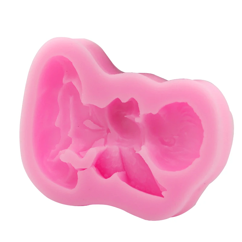 Ledifly горячая Распродажа 3D силиконовая помадка для украшения торта конфета