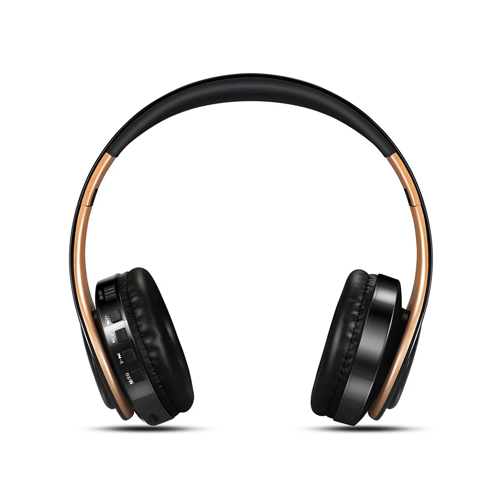 Беспроводной Bluetooth наушники складные с микрофоном Поддержка FM радио TF AUX