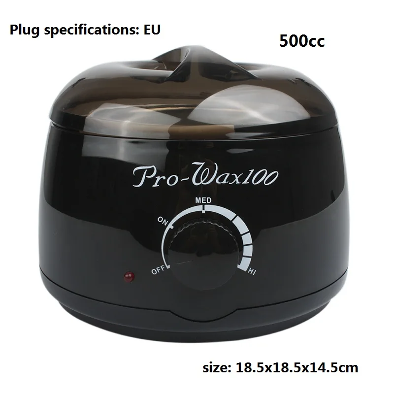 EU Plug Инструмент для удаления волос Эпилятор нагреватель воска Мини Ручной парафин восковая машина 500CC нагреватель воска теплее машина инструмент для красоты - Цвет: EU Plug
